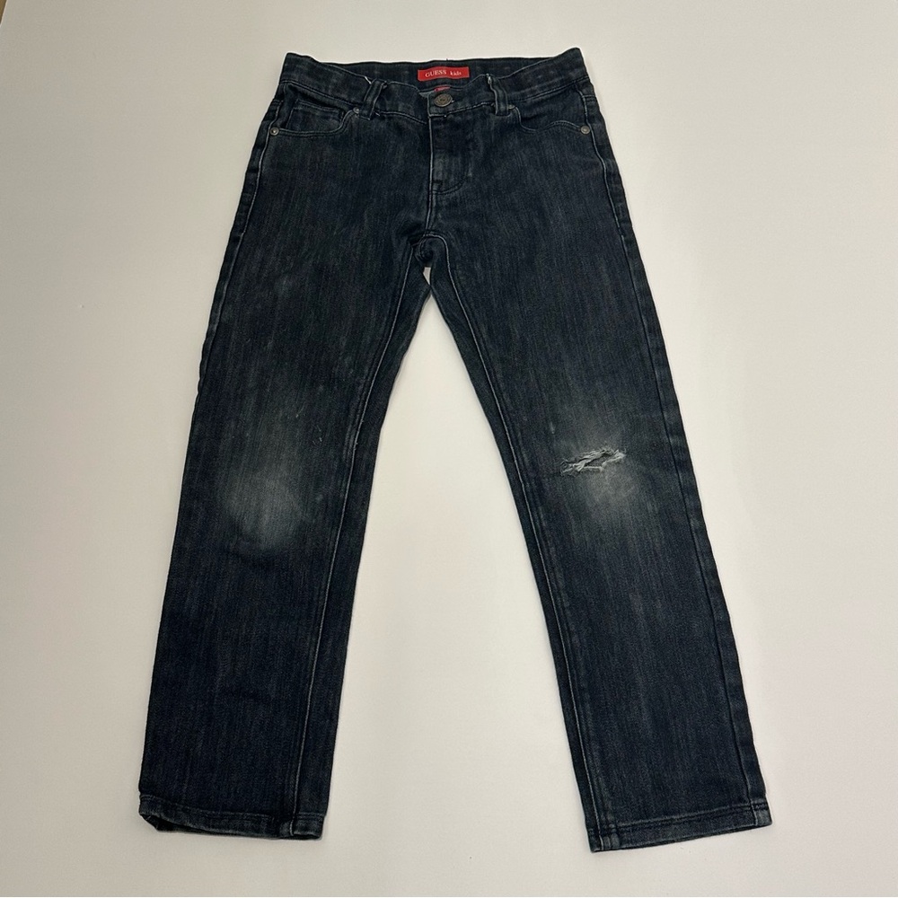 Guess Black Straight-Leg Jeans
